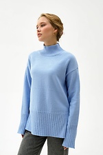 Niebieski sweter  4038498 zdjęcie №2