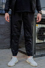 Jogginghose aus schwarzer Baumwolle mit Bündchen Without 8048500 Foto №2