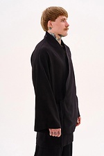 Leinenkimono mit „Haruki“-Stickerei, schwarz TUR WEAR 8037505 Foto №3
