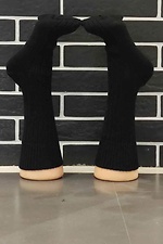 Високі теплі шкарпетки чорні на зиму R'N'B SOCKS 8024506 фото №1
