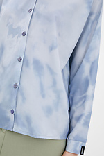 Женская деловая блуза рубашка на пуговицах из софта Garne 3039508 фото №4