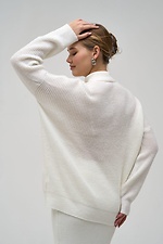 Biały sweter  4038508 zdjęcie №2