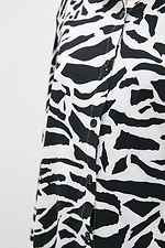 Женская деловая блуза рубашка на пуговицах из софта в анималистический принт Garne 3039509 фото №4