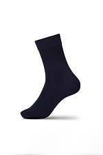 Einfarbige Herrensocken in klassischer Länge, dunkelgrau VTSOCKS 2401513 Foto №1
