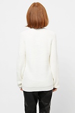 Biały sweter  4038515 zdjęcie №3