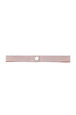 Розовый узкий пояс из резинки с блестящим люрексом на кнопках Garne 3500518 фото №3