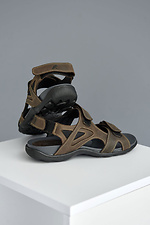 Men's summer sandals in sports style with Velcro  8019518 photo №2