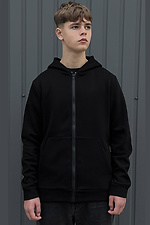 Herren Reißverschlussjacke NAELL schwarz Garne 9001518 Foto №1