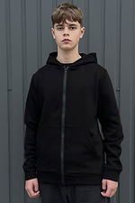 Herren Reißverschlussjacke NAELL schwarz Garne 9001518 Foto №5