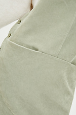 Классический вельветовый сарафан с карманами Garne 3037519 фото №4