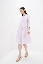 Loose shirtdress with pleats and button placket Garne 3039519 photo №2
