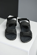 Мужские летние сандалии в спортивном стиле на липучках 8019519 фото №2