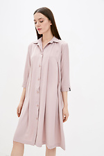 Loose shirtdress with pleats and button placket Garne 3039520 photo №1