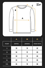 Men's Oversized Cotton Knit Long Sleeve Double Face Black Teamv 8034521 photo №7