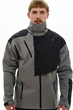 Demi-season jacket made of boiled polycotton "Shogun", gray TUR WEAR 8037522 photo №1
