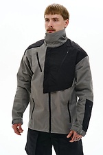 Demi-season jacket made of boiled polycotton "Shogun", gray TUR WEAR 8037522 photo №8