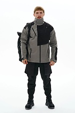 Demi-season jacket made of boiled polycotton "Shogun", gray TUR WEAR 8037522 photo №9