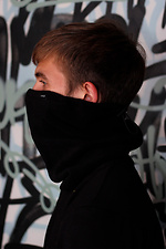 Warm black fleece Without 8042524 photo №5