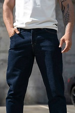 Herrenjeans Mom Denim dunkelblau Teamv 8034525 Foto №3