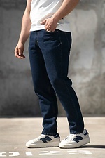 Herrenjeans Mom Denim dunkelblau Teamv 8034525 Foto №4