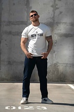 Herrenjeans Mom Denim dunkelblau Teamv 8034525 Foto №6