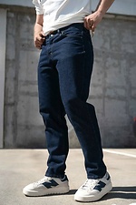 Herrenjeans Mom Denim dunkelblau Teamv 8034525 Foto №7