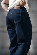 Herrenjeans Mom Denim dunkelblau Teamv 8034525 Foto №8