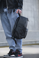 Herren Rucksack Compact Skin Schwarz Without 8049526 Foto №2