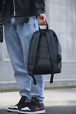 Herren Rucksack Compact Skin Schwarz Without 8049526 Foto №7