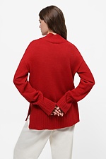 Red sweater  4038527 photo №3