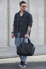 Herren Reisegepäcktasche Gym Schwarz Without 8049528 Foto №2