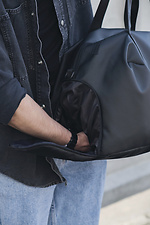 Herren Reisegepäcktasche Gym Schwarz Without 8049528 Foto №7
