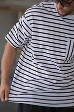 Oversize-T-Shirt mit Streifen für Herren Teamv 8034530 Foto №4