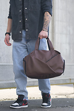 Men's Gym Brown Travel Luggage Bag Without 8049530 photo №2