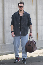 Men's Gym Brown Travel Luggage Bag Without 8049530 photo №4