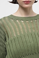 Sweter w kolorze pistacjowym  4038531 zdjęcie №4