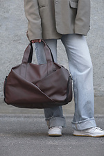 Women's Gym Brown Travel Luggage Bag Without 8049531 photo №4