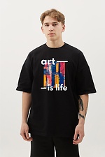 Oversized T-shirt "Art is life" Garne 9001531 photo №1