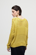 Żółty sweter  4038532 zdjęcie №3