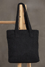 Women's Teddy Shopper Bag Delicate Black Without 8049532 photo №1