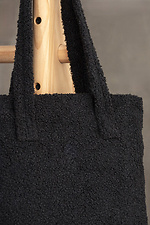 Women's Teddy Shopper Bag Delicate Black Without 8049532 photo №3