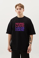 Oversized T-shirt "More love less hate" Garne 9001532 photo №1