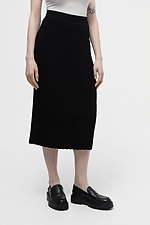Black knitted skirt  4038533 photo №1