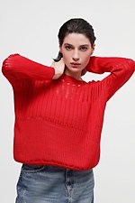 Czerwony sweter  4038534 zdjęcie №1