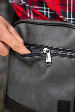 Gray messenger bag with long strap SGEMPIRE 8015534 photo №3