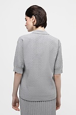 Pullover hellgrau Sewel 4038535 Foto №3