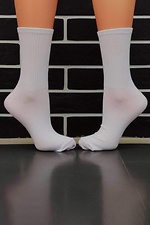 Белые хлопковые носки высокие R'N'B SOCKS 8024537 фото №1