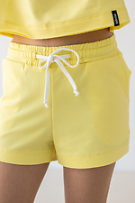 Летние хлопковые шорты IANINA-HD желтого цвета на девочку Garne 3034538 фото №6