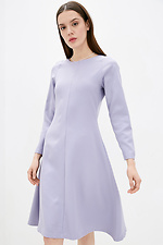 Ділова приталена сукня з довгими рукавами з костюма бузкового кольору Garne 3039538 фото №1