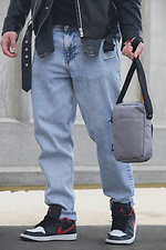 Messenger Basic Gray Man Without 8049538 photo №5